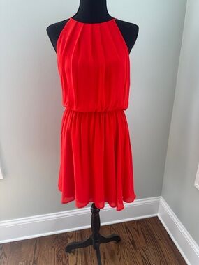 Lush Red Spaghetti Strap Dress
